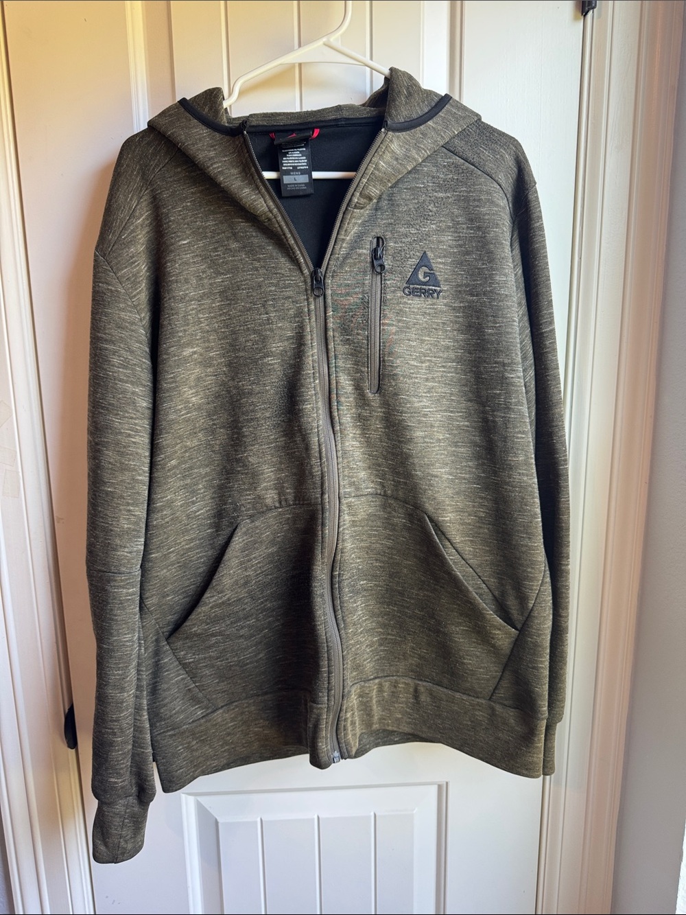 Gerry Olive Green Hooded Lightweight Jacket